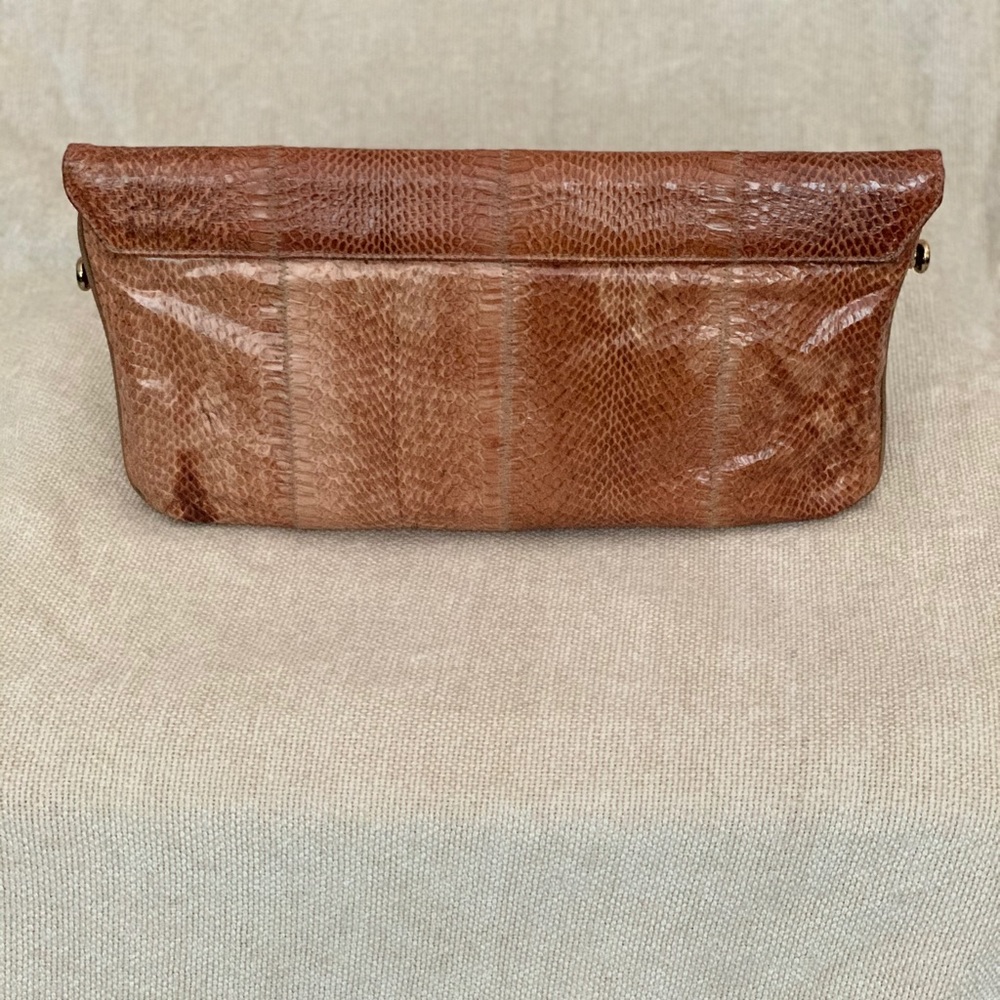 Vintage Caprice Authentic Python Clutch - image 2